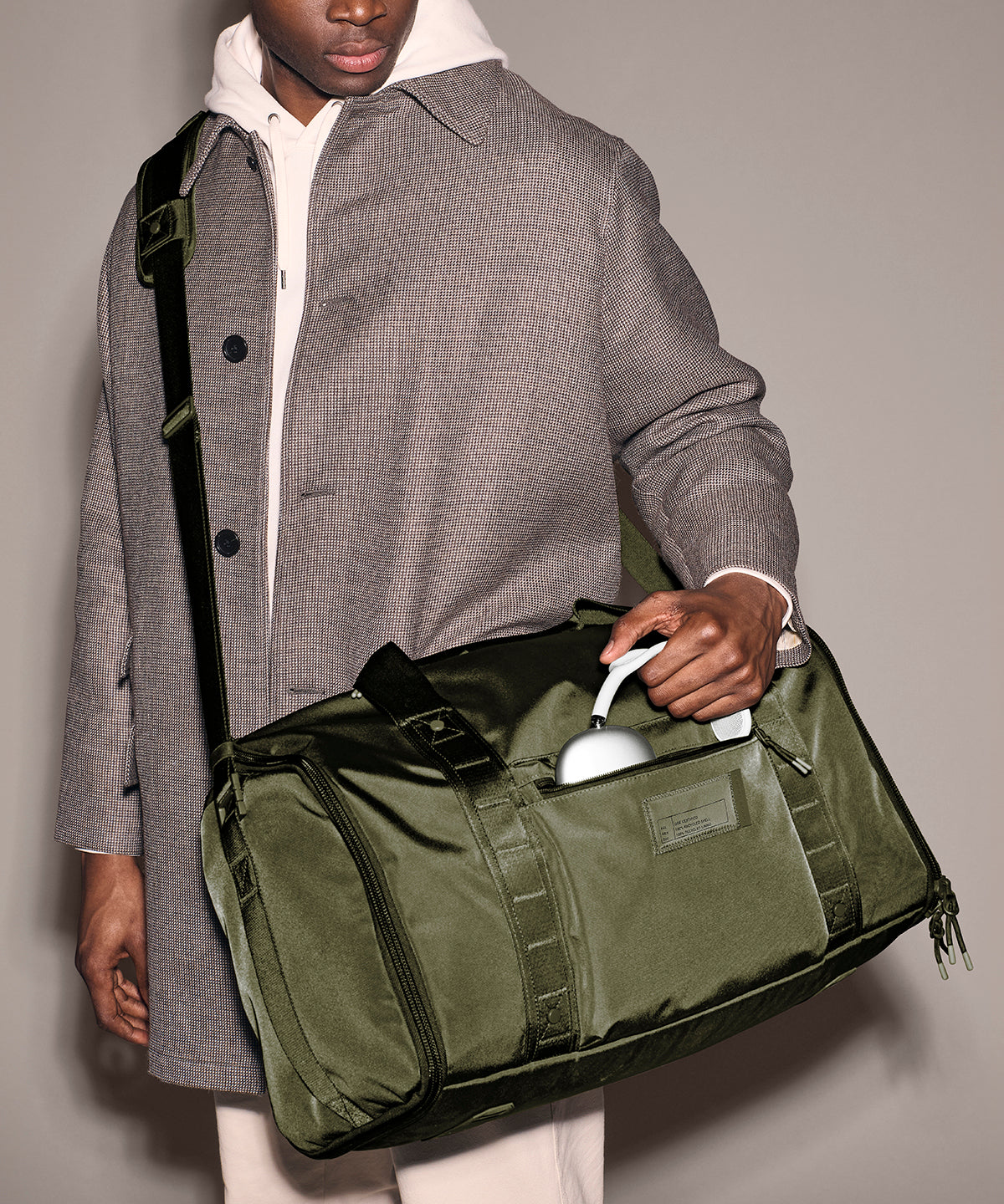 Monaco Garment Duffle in Ash