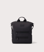 Dagne Dover small Indi Diaper Backpack in black.